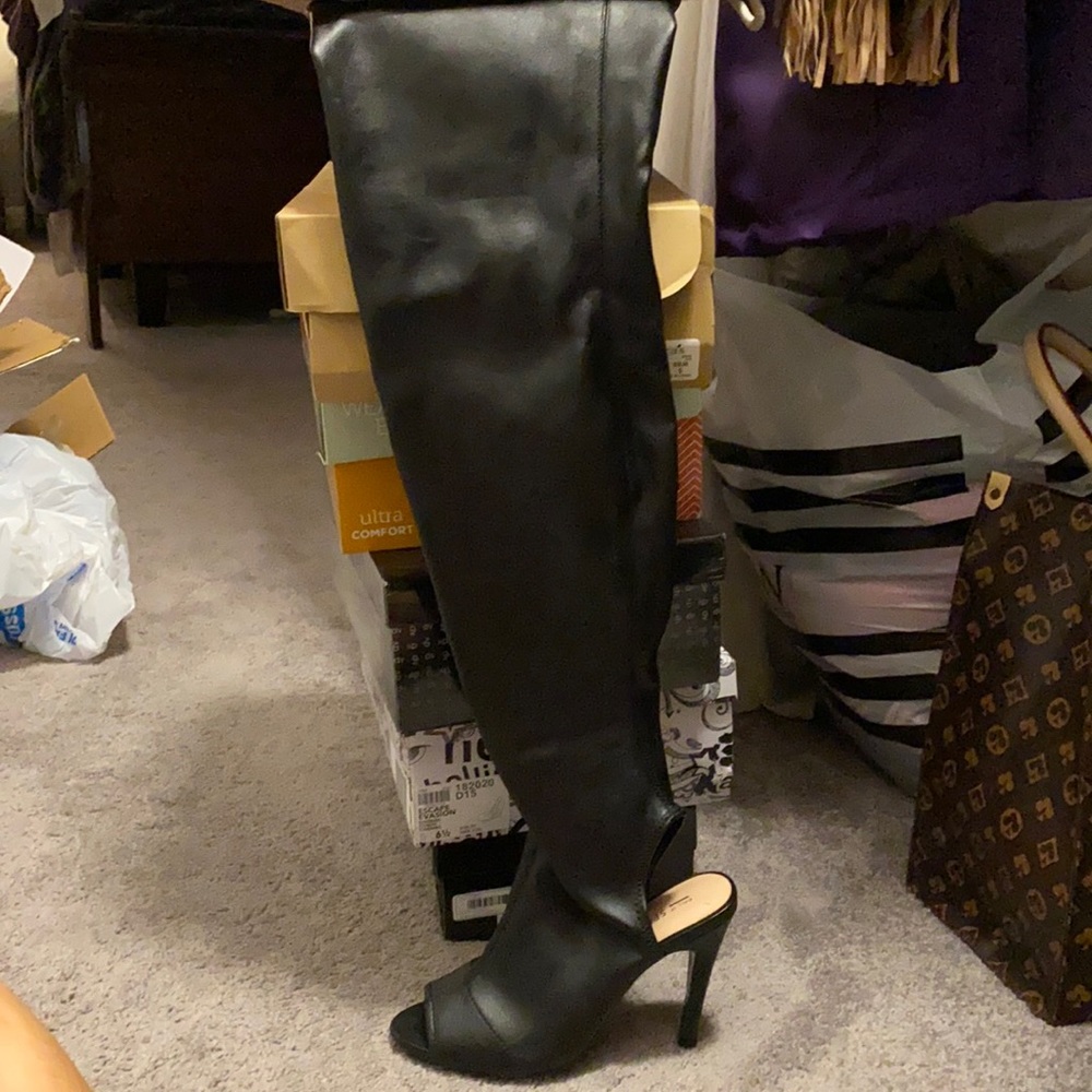 New!Call It Spring Onadodien Black Over the Knee Boots size 6 or make an offer